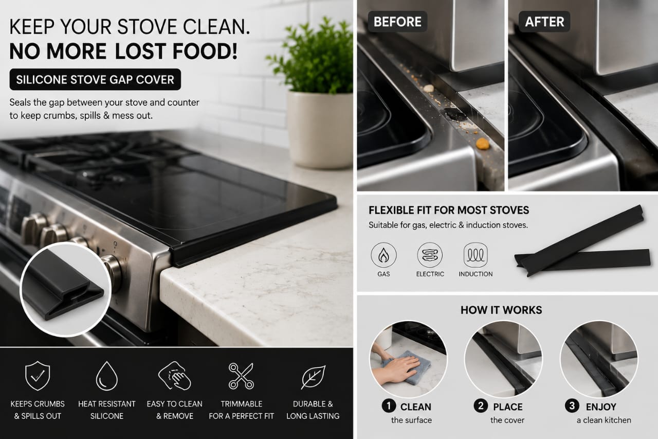 Silicone Stove Gap Cover