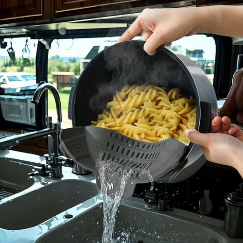 Clip-On Strainer in Action - Luxury Enhanced