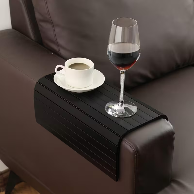 Flexible Foldable Sofa Arm Tray Table