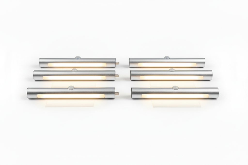 4 Motion Sensor Cabinet Lights side by side