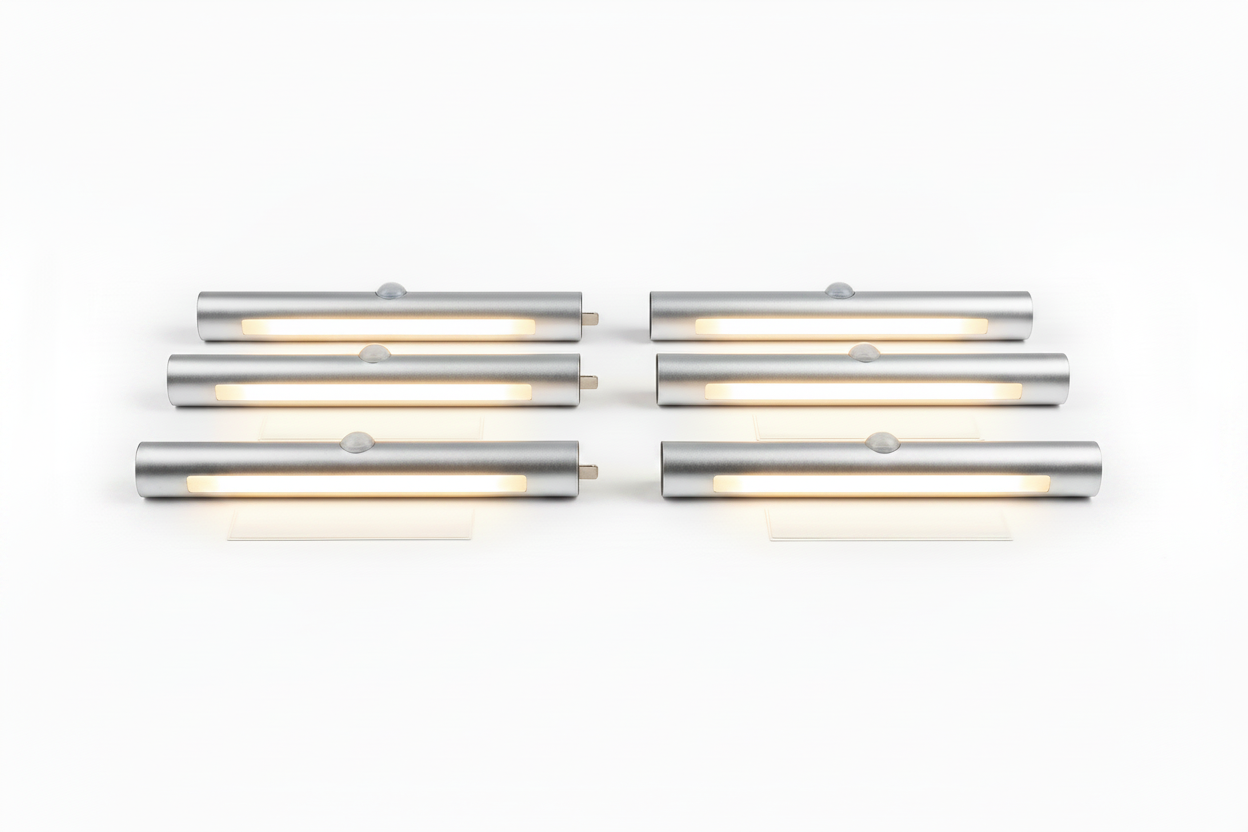 4 Motion Sensor Cabinet Lights side by side